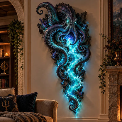 ⏰Limited Stock 50% OFF - 🌊✨ Enchanted Ocean Legends Lighted Wall Décor Collection 🐋🧜‍♀️