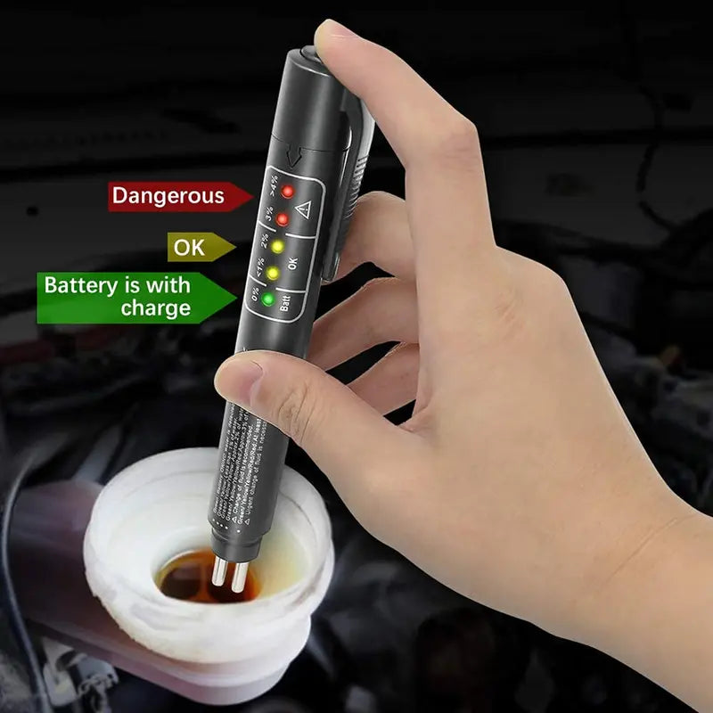 🚗 Portable Brake‑Fluid Tester Pen for DOT 3 / DOT 4 / DOT5