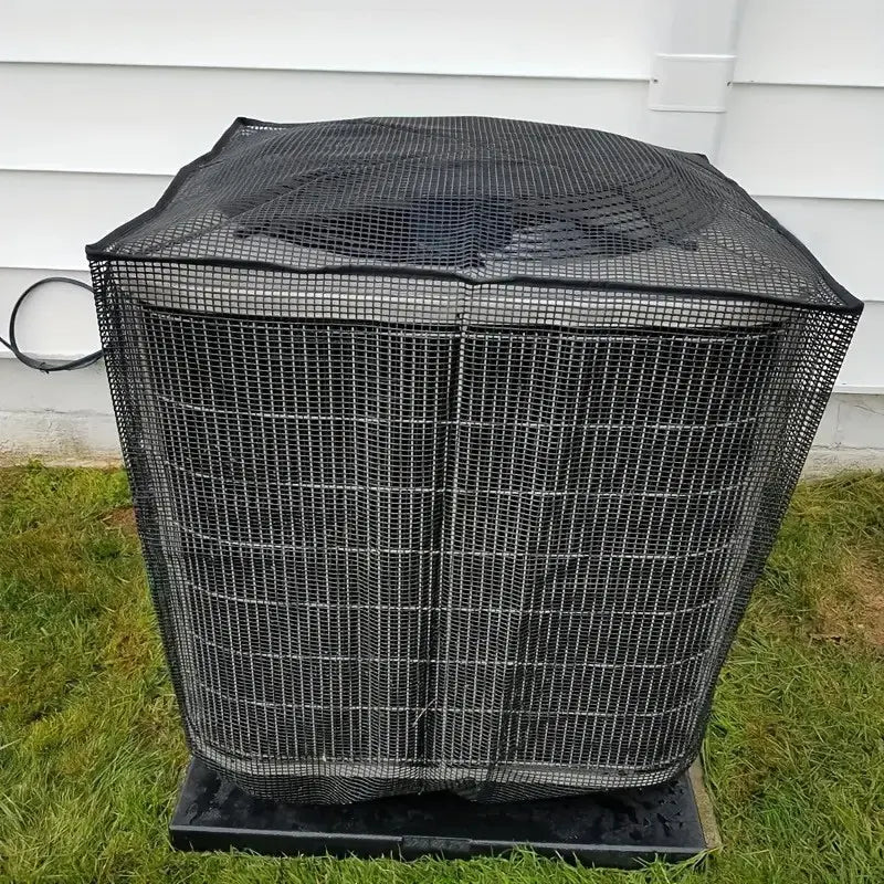 ❄️ Heavy-Duty Outdoor AC Cover – All-Season Mesh Protection