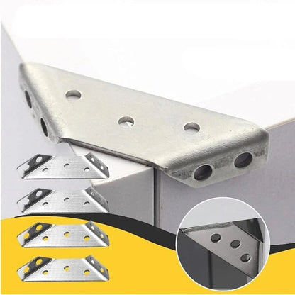 10-Pack Stainless Steel Corner Braces 🔩 – Strong Furniture Reinforcement