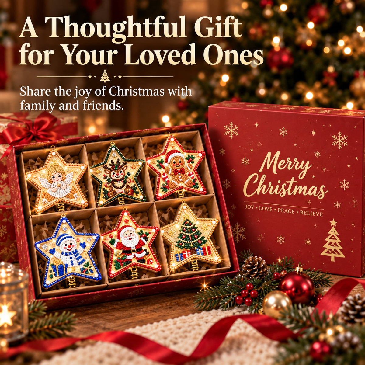 🎄LAST DAY 50% OFF — Light-Up Christmas Tree Topper DIY Kit