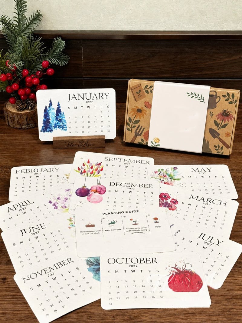Plantable Seed Calendar 2027