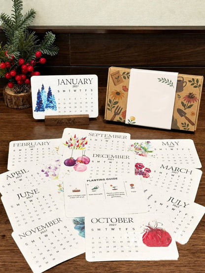 Plantable Seed Calendar 2027
