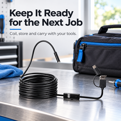 Woyuosn High-Resolution Waterproof Endoscope Camera