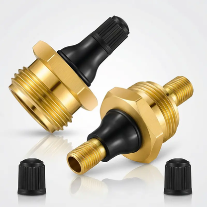 🔥2-Pcs Brass RV Blow Out Plugs with Drain Valve