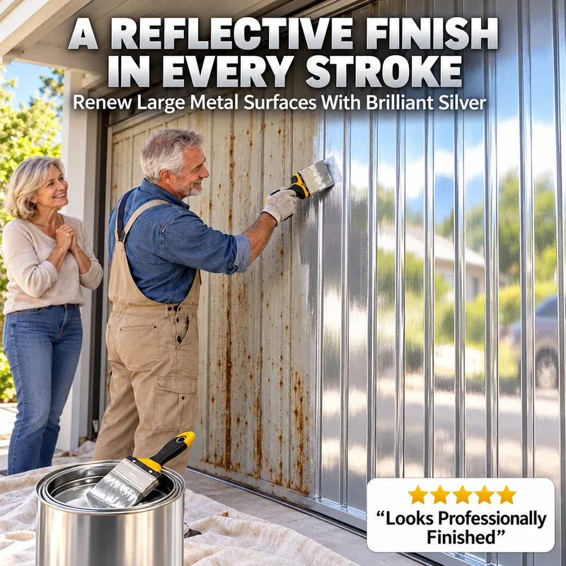 Water Based Metallic Silver Outdoor Anti Rust for Metal Renovation