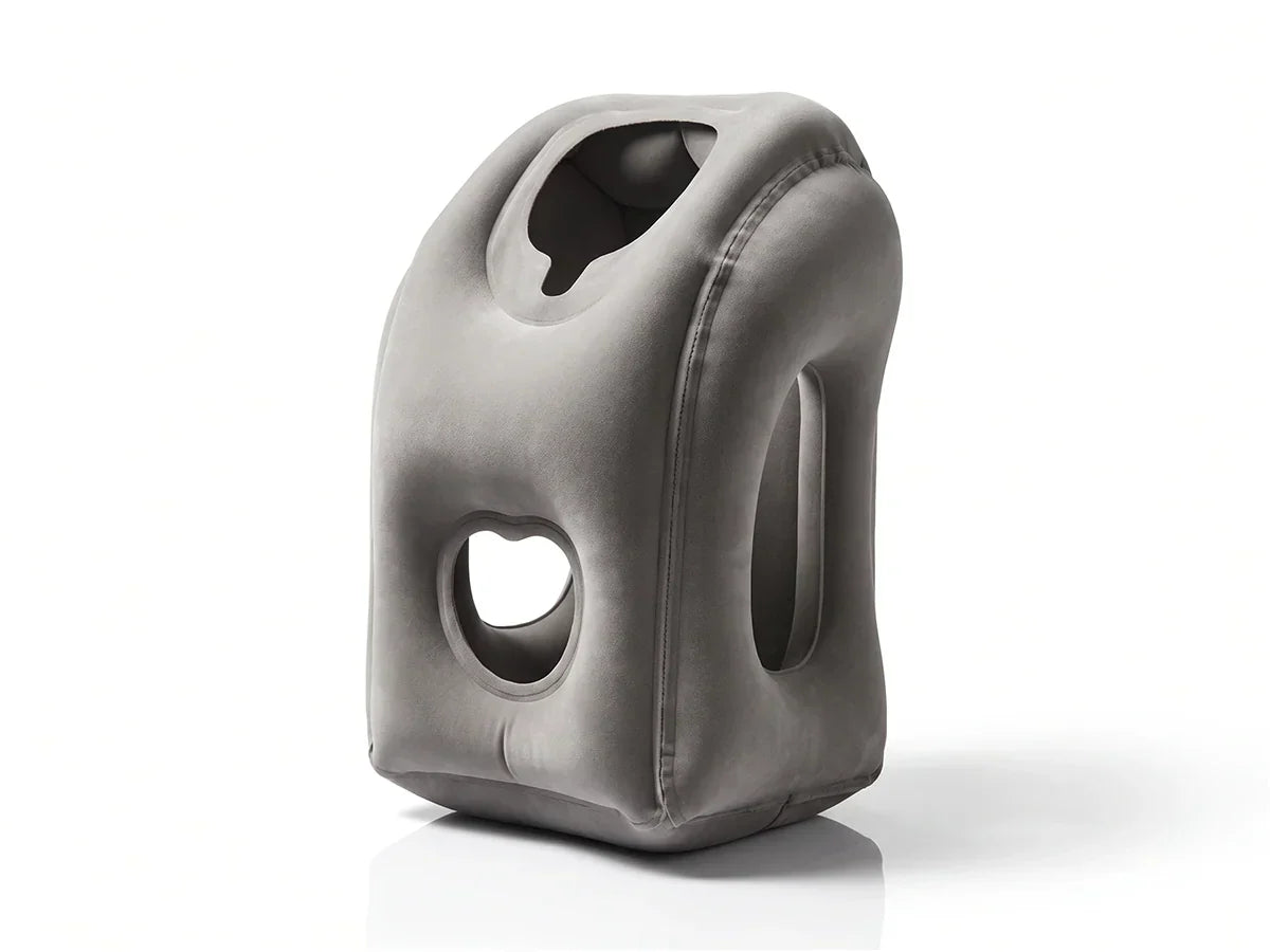 ✈️ LIMITED-TIME 50% OFF! 💨 Inflatable Travel Pillow | 360° Support – Soft Flocking, Quick Inflate, Compact