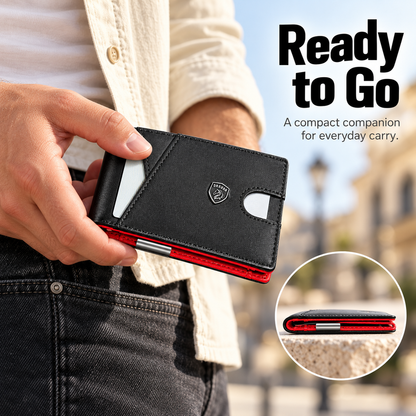 Men’s Leather Wallets with RFID Anti-Theft Protection