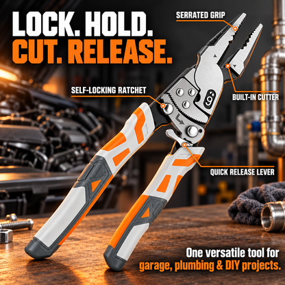Self-Locking Ratchet Pliers