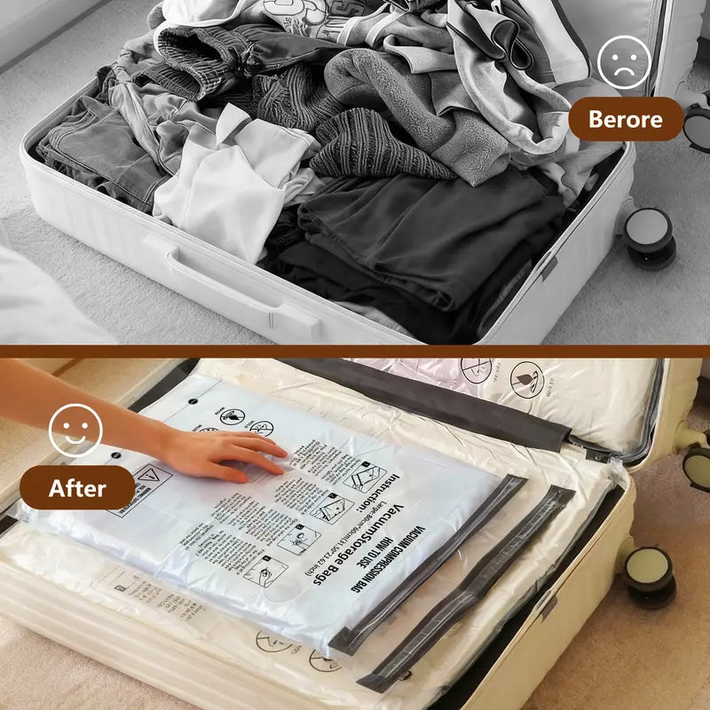 🔥HOT SALE-Cordless Travel Vacuum Storage Compression Bag Set✨