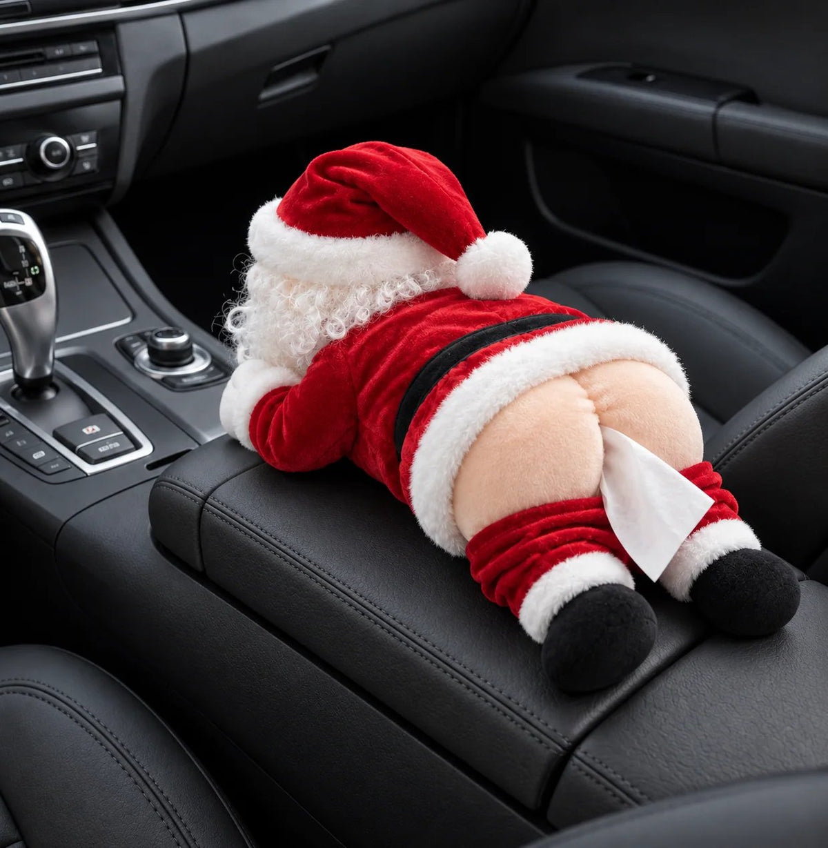 🔥 LAST DAY 50% OFF 🔥🎄 Cheeky Christmas Tissue Holders™ – Funny Santa & Reindeer Plush Car Tissue Covers for Holiday Laughs & Gifting 🎅🦌🎁