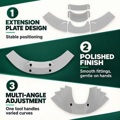 Adjustable Curved Plastering Scraper