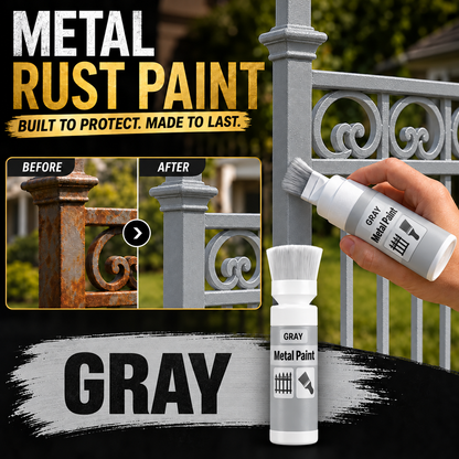 ✨New Arrival✨🖌️🏠Water-Based Metallic Silver Paint with Built-in Brush💥👍