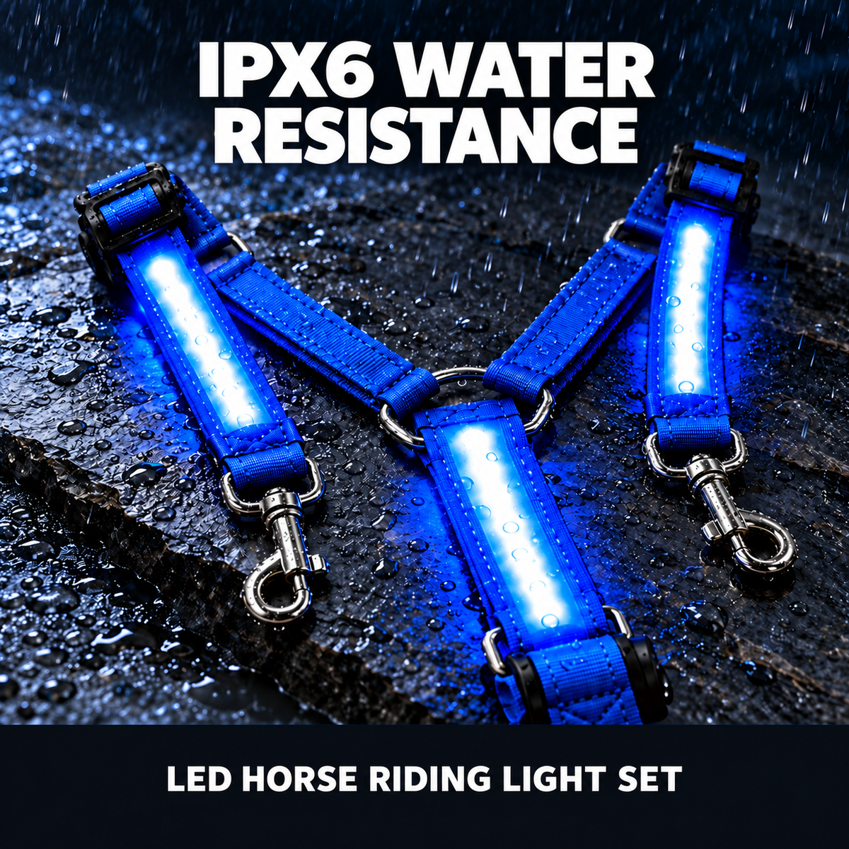 MoonRein™ — LED Horse Riding Light Set