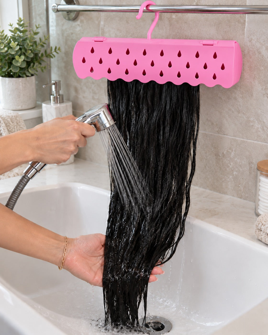 Hair Extension Wash & Style Holder