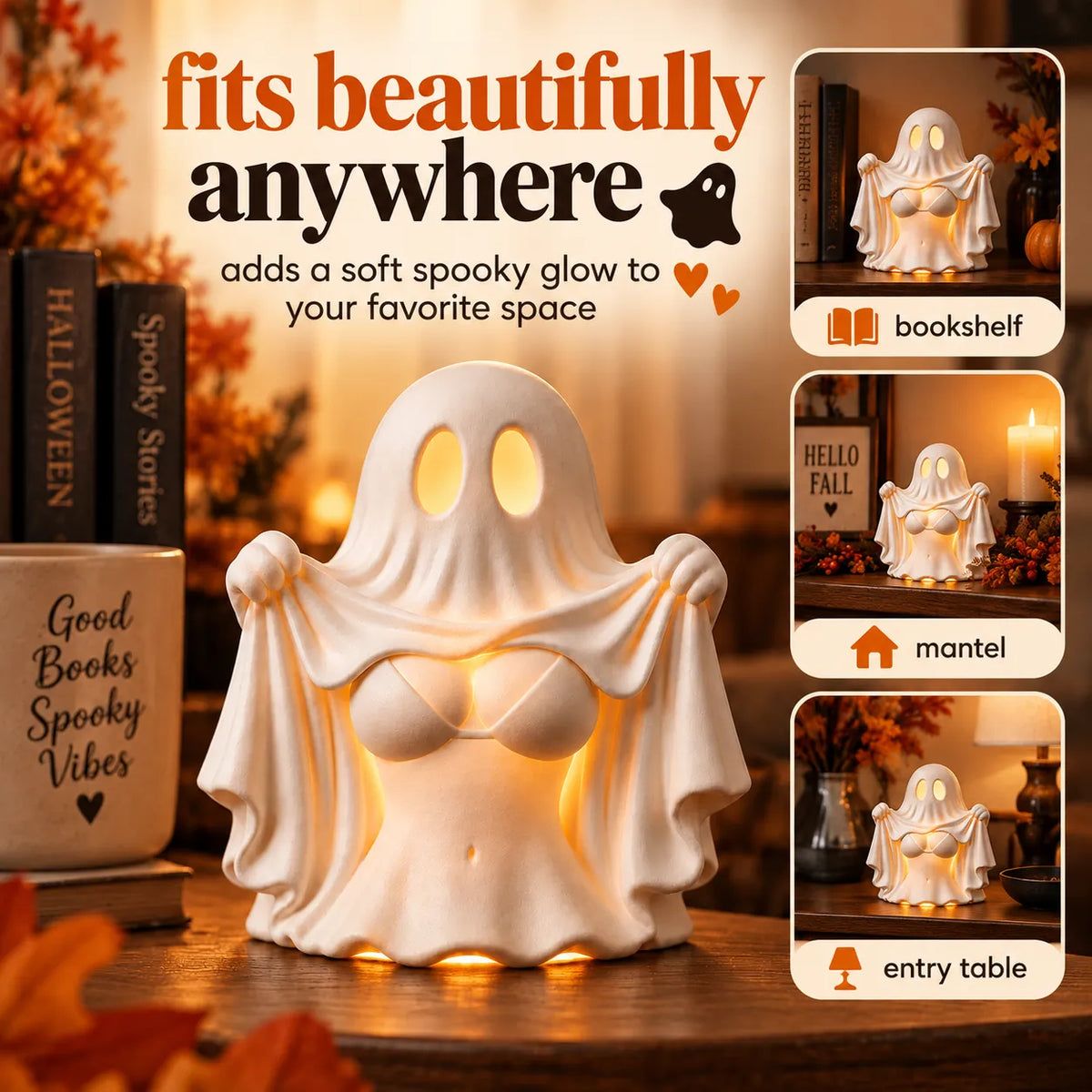 👻Last Day 60% OFF - Sexy Ghost Tealight Holder