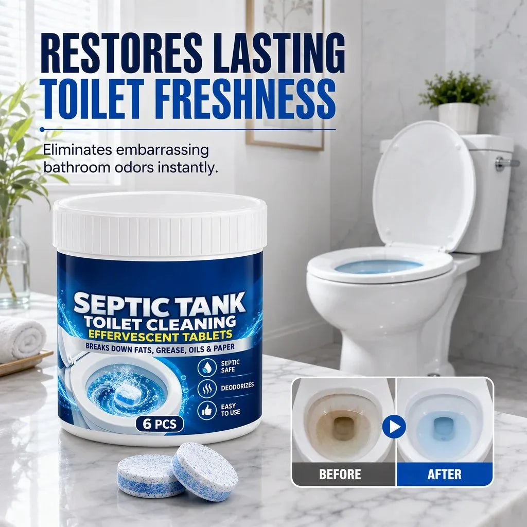 🚽49% OFF – Effervescent Toilet Cleaning Tablets✈️