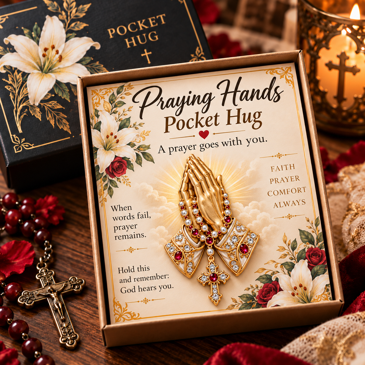 🔥Buy 3, Get 1 Free -🙏✨ Carry the Faith™ Pocket Hug Collection ✝️❤️