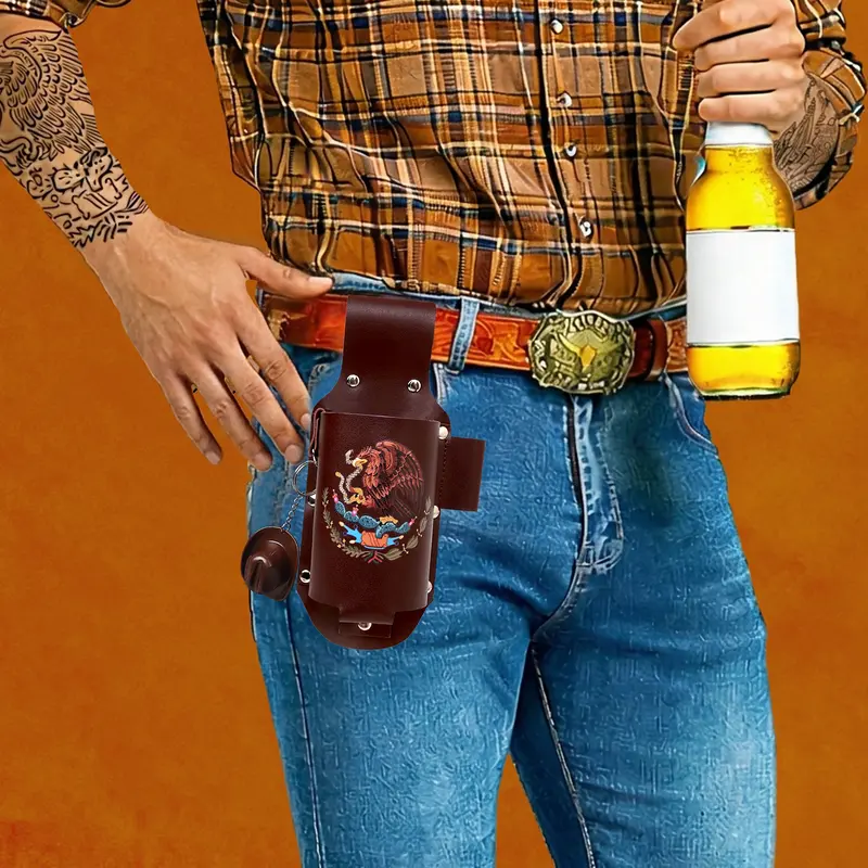 🎁Last day 49% OFF🔥Leather Belt Bottle Holster