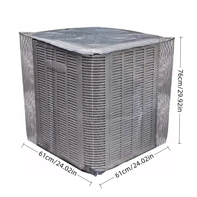 🌬️Breathable Mesh Air Conditioner Cover | Heavy Duty Outdoor AC Unit Cover For Year-Round Protection