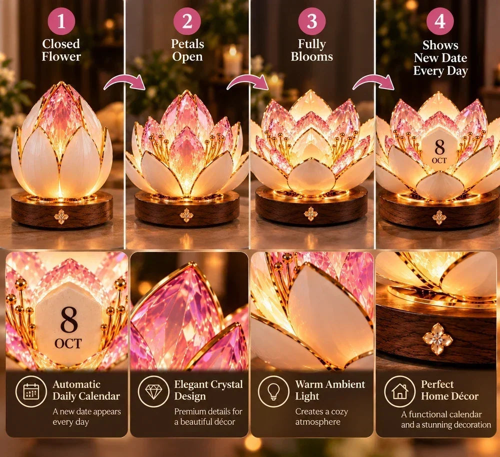 🌸✨ EverBloom Calendar™ | Self-Changing Perpetual Calendar