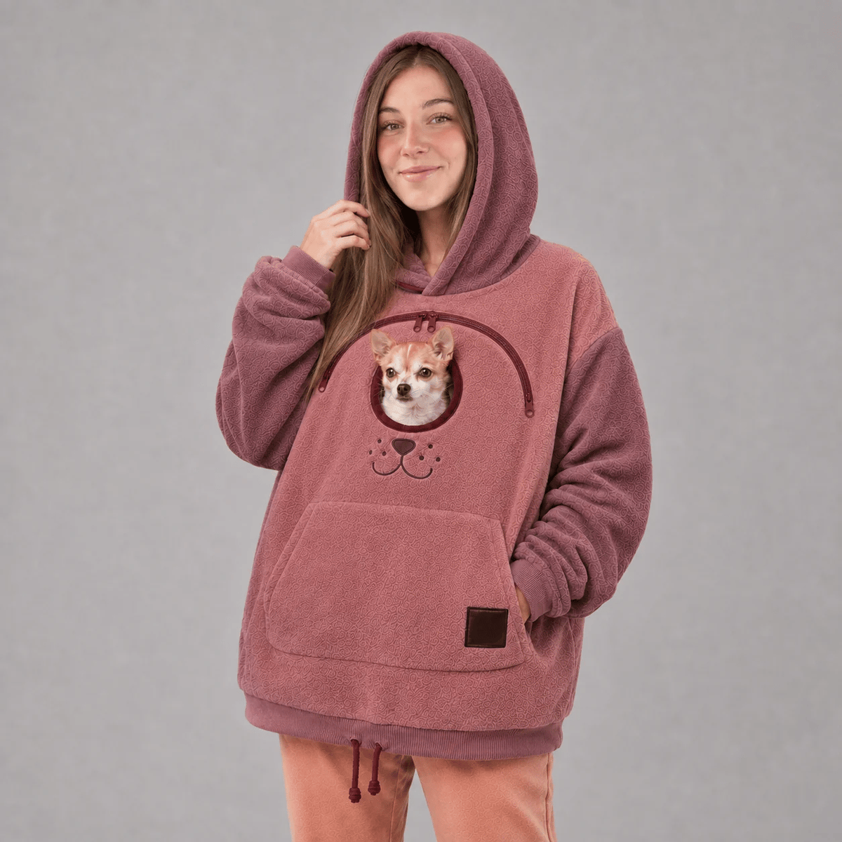 🐾 Cozy Pet Carrier Hoodie🐾 – Soft Fleece Cuddle Pouch Sweatshirt for Cats & Small Dogs🐾