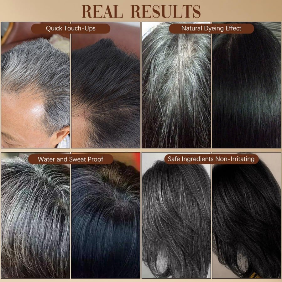 🔥Hot Sale 👍🏻Portable Hair Dye Comb for Gray Hair Coverage - Waterproof and Sweatproof