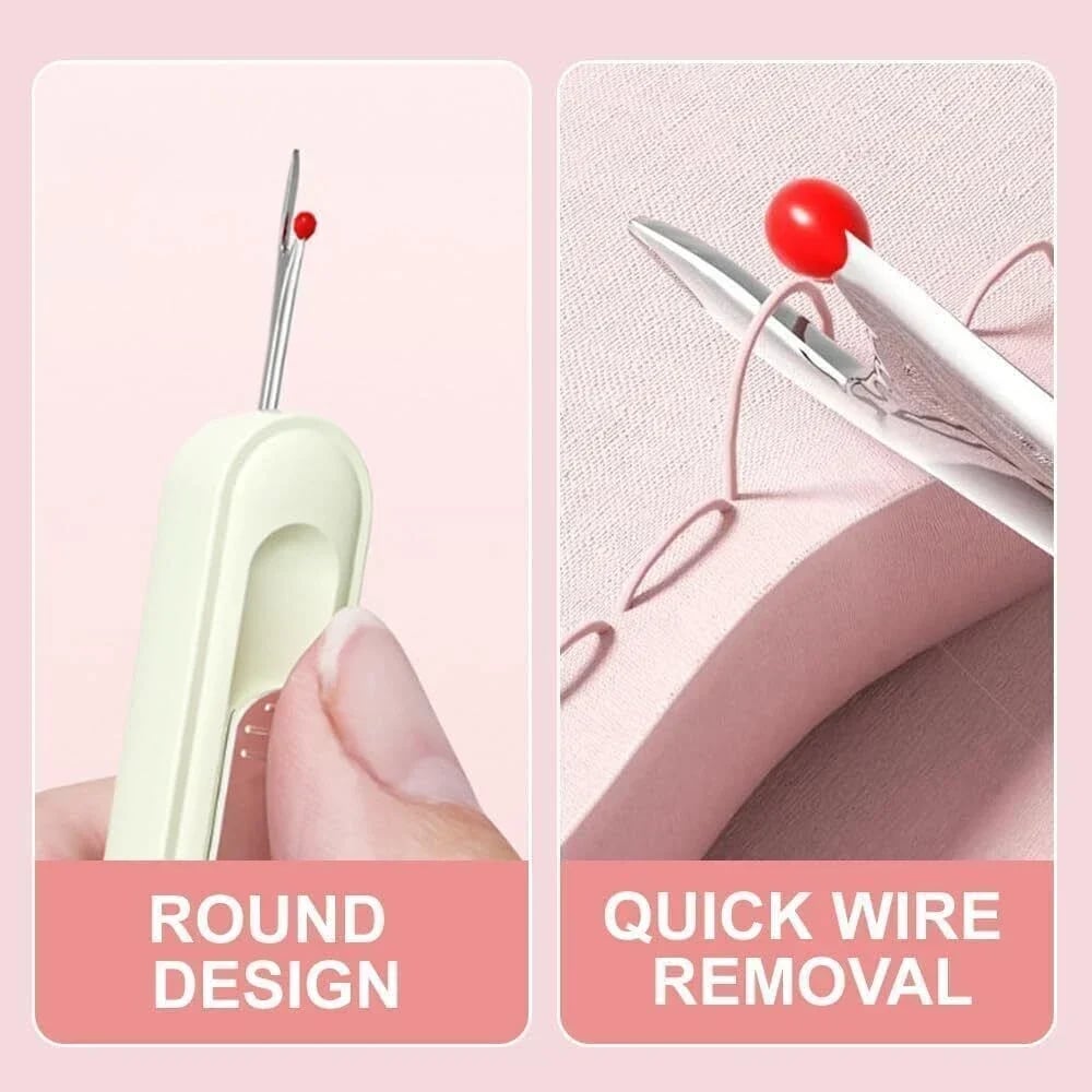🪡 SwiftStitch Duo - Quick Needle Threader & Precise Seam Cutter Tool Set