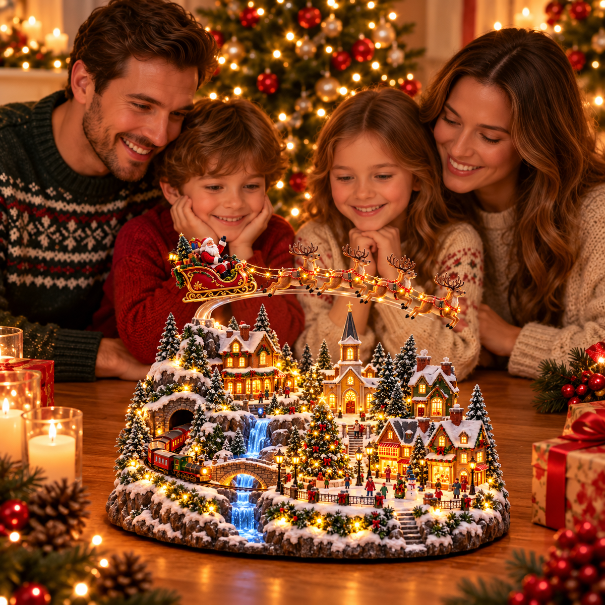 🔥 LAST DAY 49% OFF 🔥 Lighted & Animated Christmas Village Collection ✨