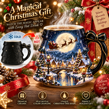 🔥50% OFF✨Christmas Magic Color-Changing Mug – Heat Reveal Holiday Gift