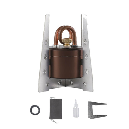 🎉⚡Hot Sales 49% OFF🔥Self-Pressurized Alcohol Stove – Lightweight Aluminum & Copper Burner for Hiking, Camping & Survival, High-Efficiency Cooking with Windproof Stand, Compact & Portable