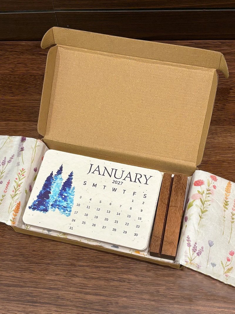 Plantable Seed Calendar 2027