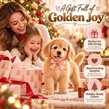 🔥 Limited-Time 49% OFF – Golden Buddy™ Realistic Robot Golden Retriever Puppy