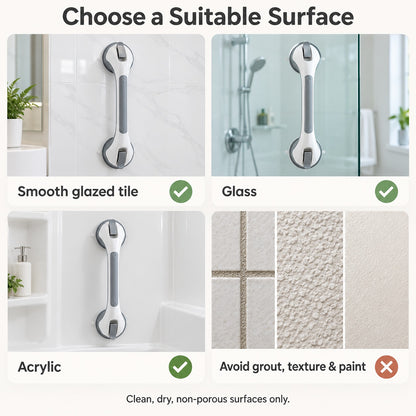 No-Drill Suction Shower Balance Handle(Buy 2 Free Shipping)
