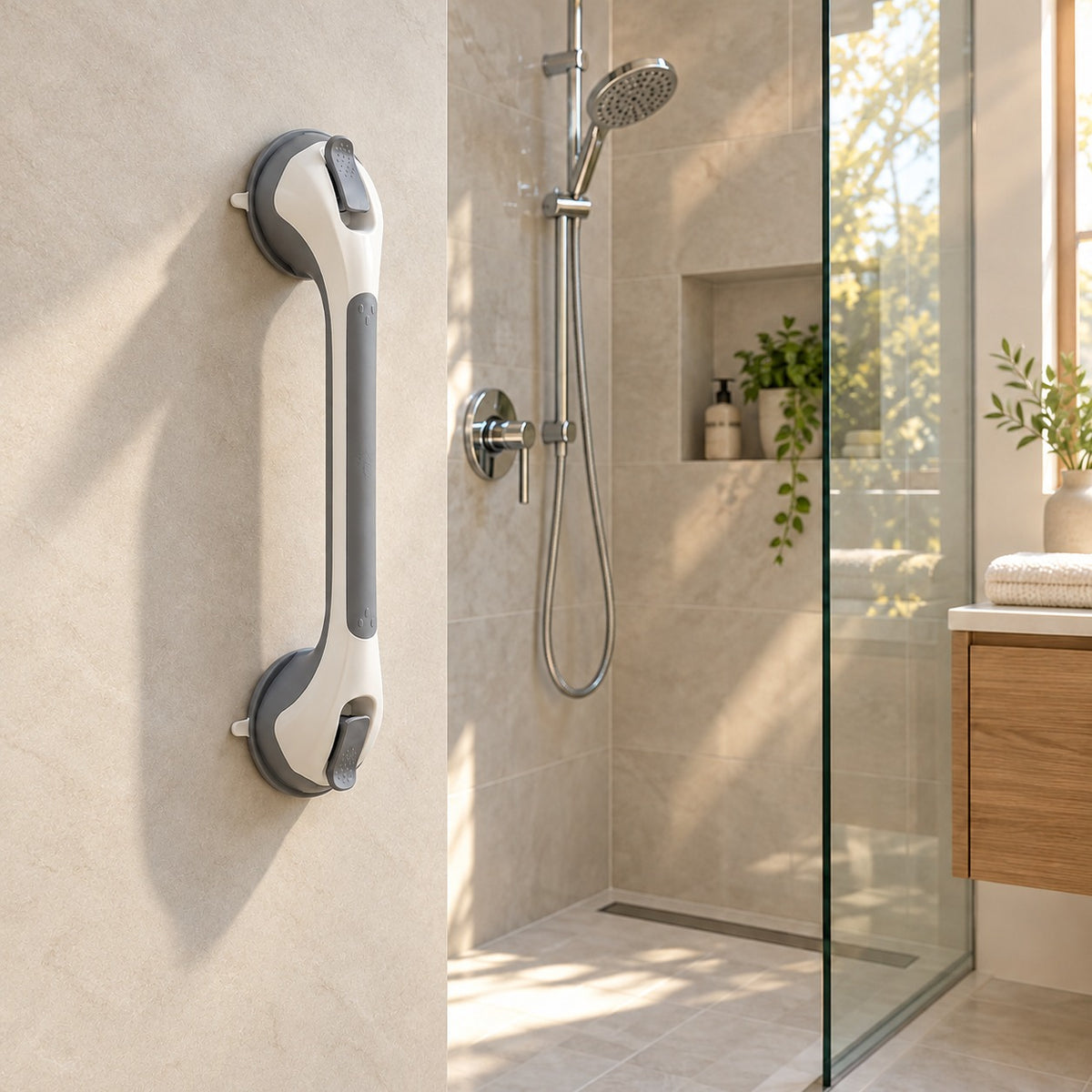 No-Drill Suction Shower Balance Handle(Buy 2 Free Shipping)