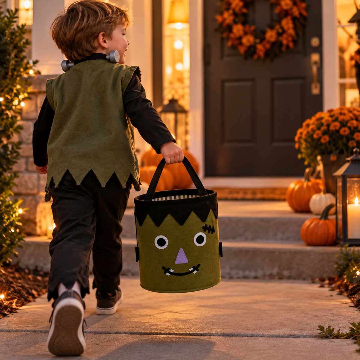 🎃 Halloween Trick-or-Treat Basket | Choose Your Spooky Style