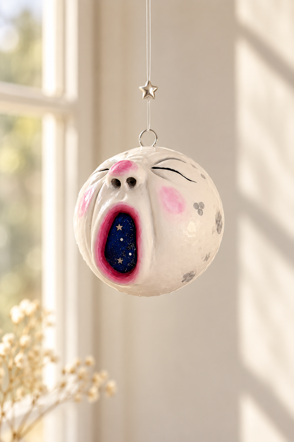 Handmade Moon Character Ornaments | Three Celestial Styles