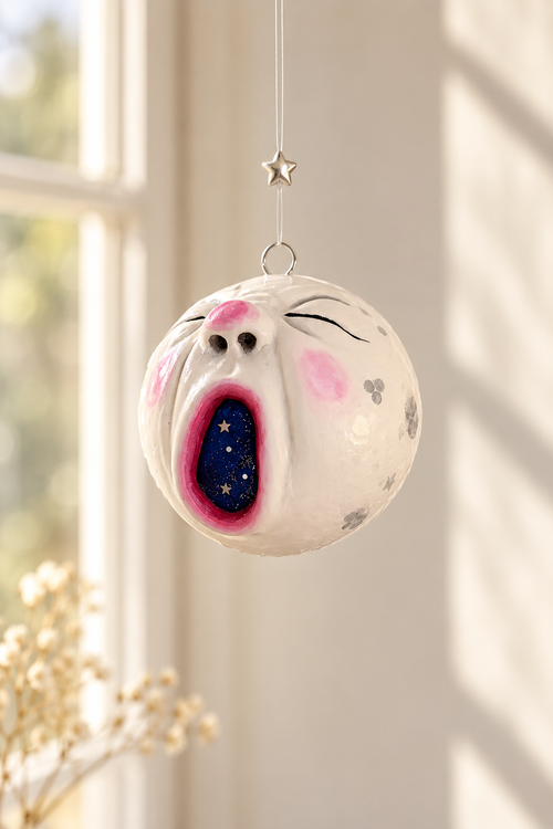 Handmade Moon Character Ornaments | Three Celestial Styles