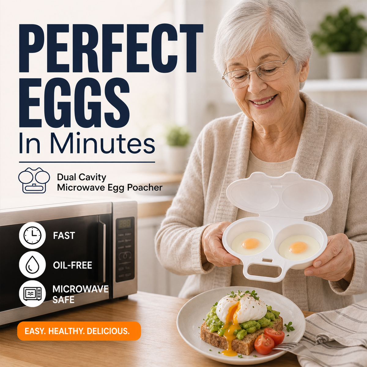 🥳 2026 SALE 🥳💞 50K+ SOLD!   Microwave Egg Cooker — Dual-cavity, non-stick, and easy to clean. A healthier alternative to frying — stock up and save! 🏠✅