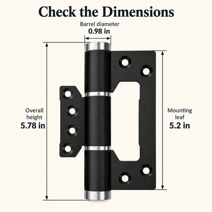 Adjustable Soft-Close Door Hinge — Single Pack