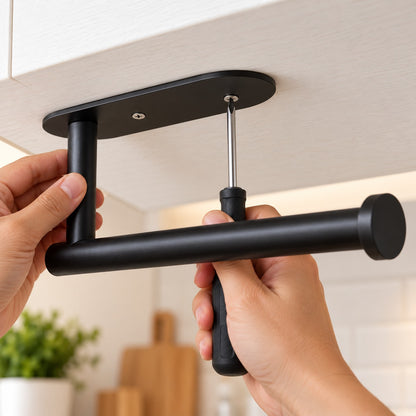 13-Inch Stainless Steel Wall & Under-Cabinet Paper Towel Holder