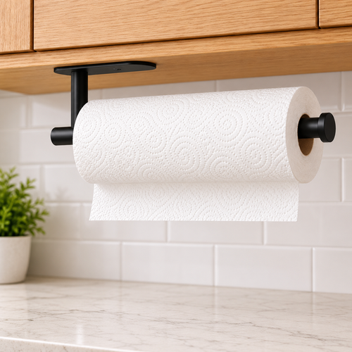 13-Inch Stainless Steel Wall & Under-Cabinet Paper Towel Holder