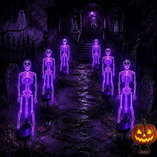 ✨Last Day 49% OFF✨💀 Solar Skeleton Ground Stake Lights