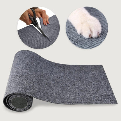 🐱🐾 Self-Adhesive Cat Scratching Mat – Cut-to-Fit Scratch Protector for Sofas, Furniture & Cat Claw Care 🛋️✨
