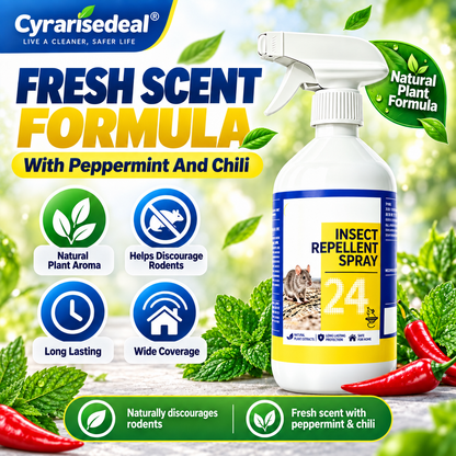 🐀49% OFF NOW ! ✨All-Purpose Rodent Repellent Spray – Non-Toxic Safe Indoor Mouse Deterrent