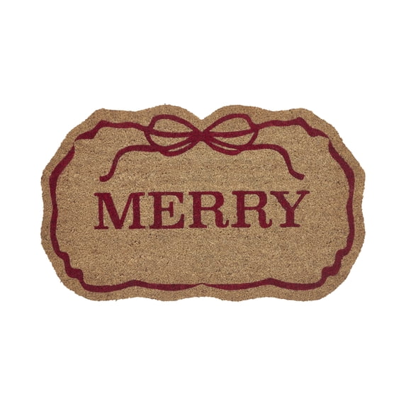 MerryWelcome Christmas Coir Doormat – 7 Festive Designs
