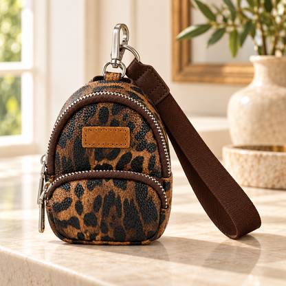 Mini Backpack Wristlet Keychain Pouch
