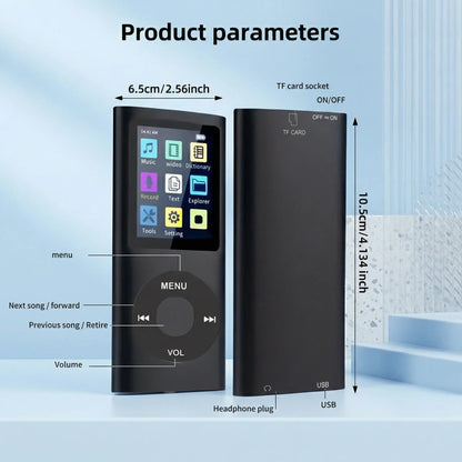 🔥🎶HOT SALE-Portable MP3 Player – Compact Digital Music Player with LCD Screen & TF Card Support🔥