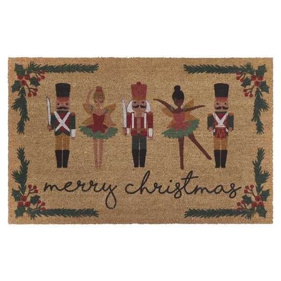 MerryWelcome Christmas Coir Doormat – 7 Festive Designs