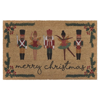 MerryWelcome Christmas Coir Doormat – 7 Festive Designs